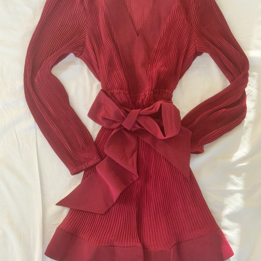 MILLY LIV PLEATED DRESS
